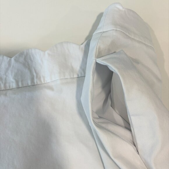 J.McLaughlin White Scallop Hem Skirt – Size 8 - Picture 4 of 8